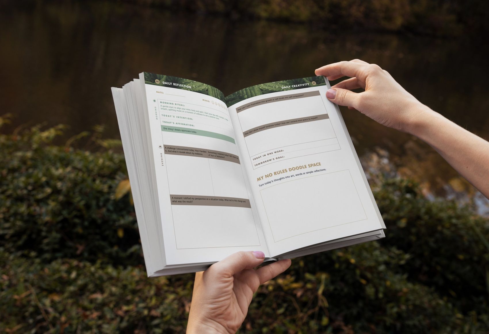 Journal My Horizon Within: Cover und Innenseiten